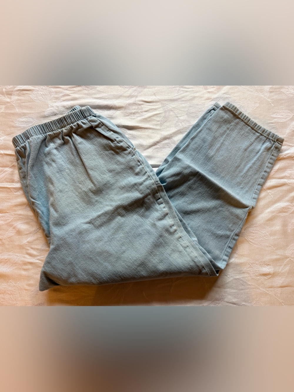 Just My Size light Blue Denim Pull on Jeans Lightweight